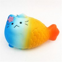 Super Soft Jumbo Fish Cat Anti Stress PU Toy Squishies Ball Wholesale